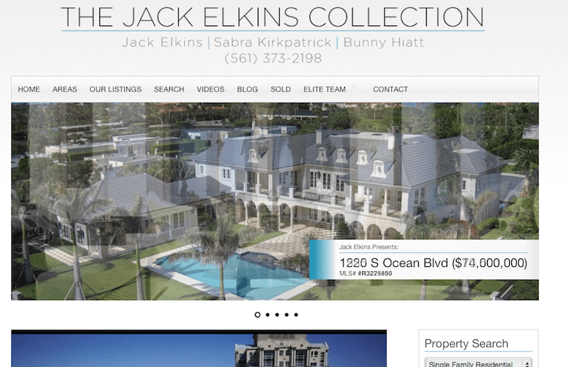 slider Real Estate Website of the Week IDX Broker AgentPress JackElkins slider
