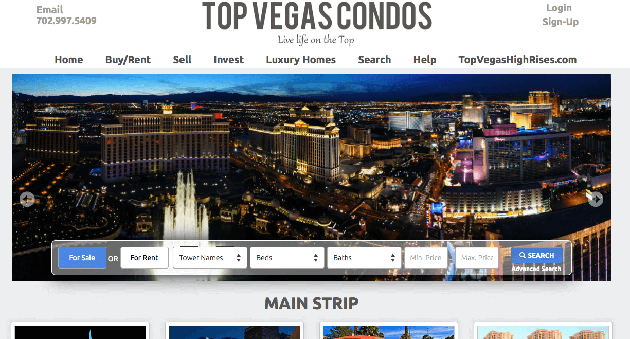 What sells (or rents) in Vegas