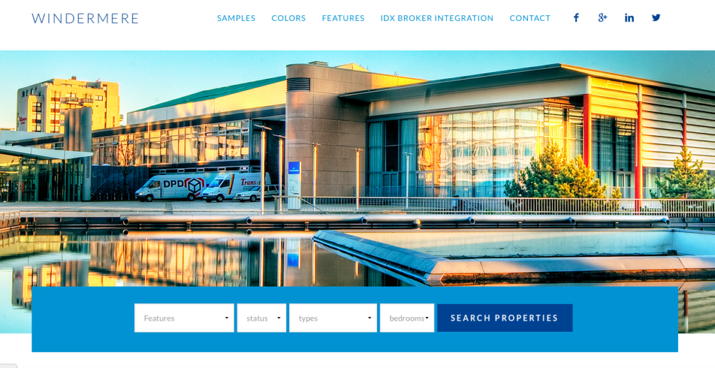 idx broker search for equity wordpress real estate theme