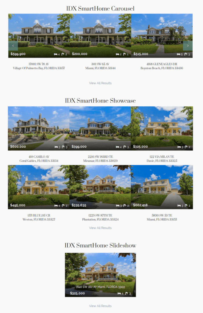 Smart Home free real estate theme download widgets