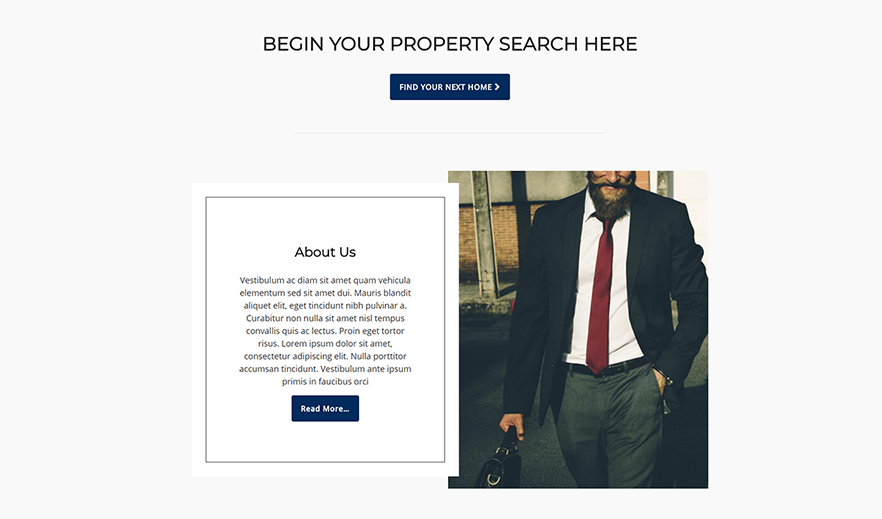 Sweet Home Pro Real Estate Theme - The Featured Page Widget