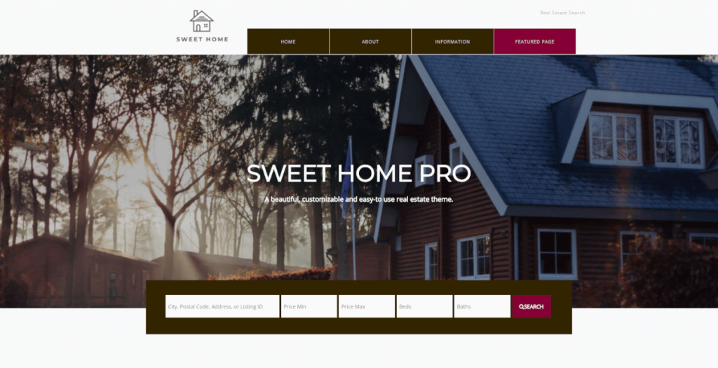 Sweet Home Pro Full Website Setup Real Estate Wordpress and IDX Broker Real Estate Theme