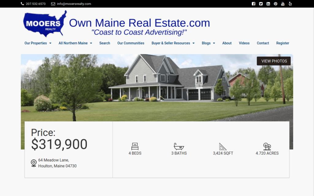 Own Maine Real Estate