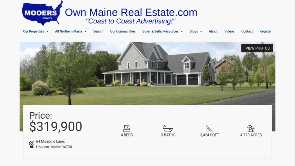 Own Maine Real Estate