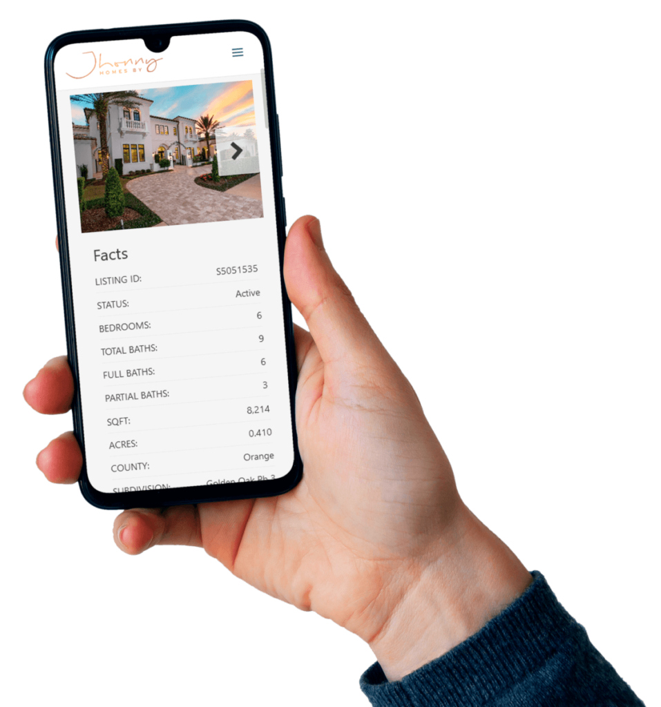 Mockup mobile IDX template Mockup mobile IDX template