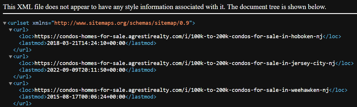 How do I submit my IDX XML sitemap to Google?