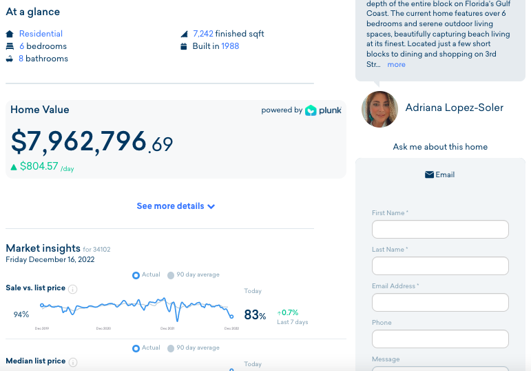 Plunk IDX Broker Details Page Template 2