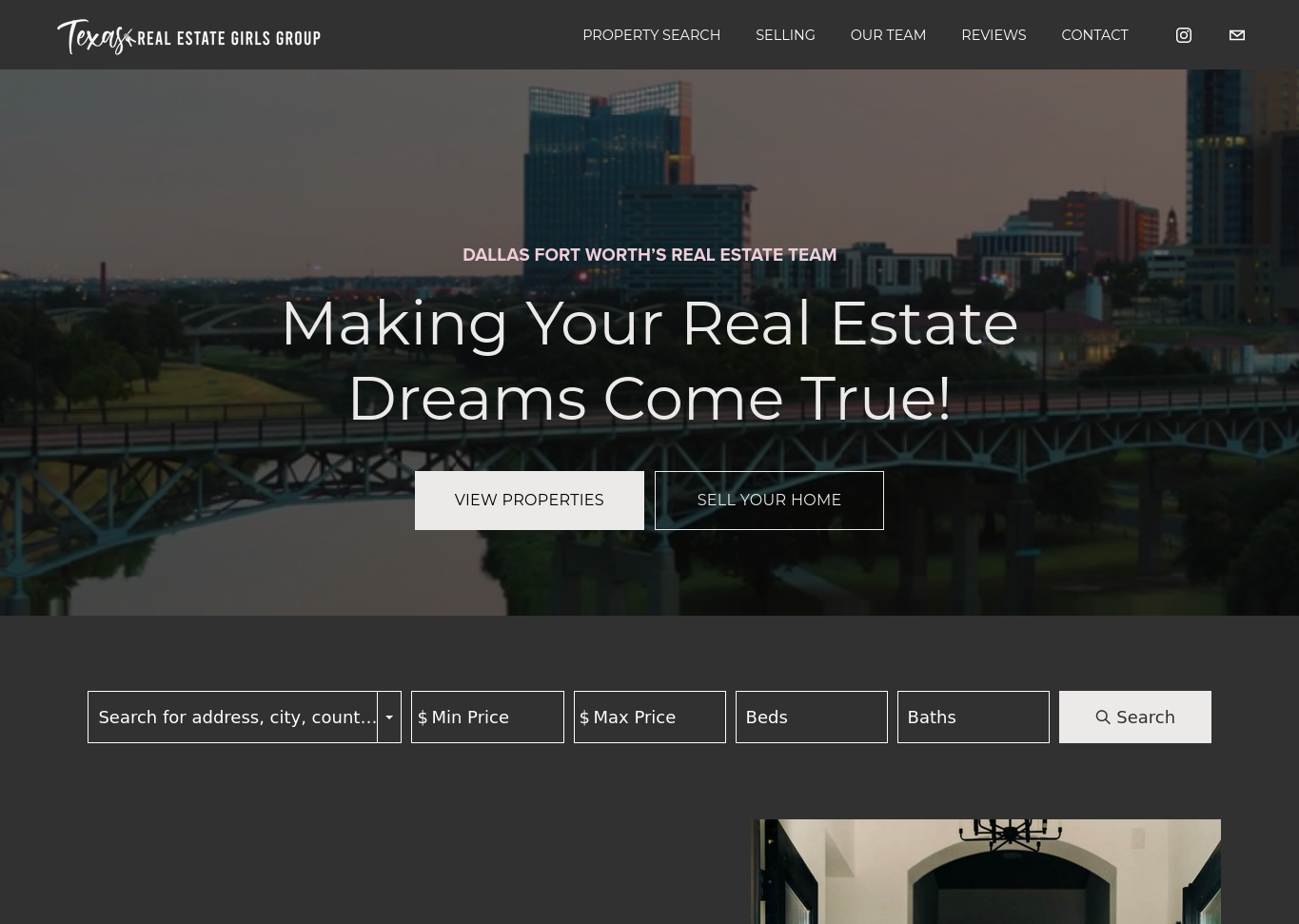 Texas Real Estate Girls Group Squarespace Idx Connect