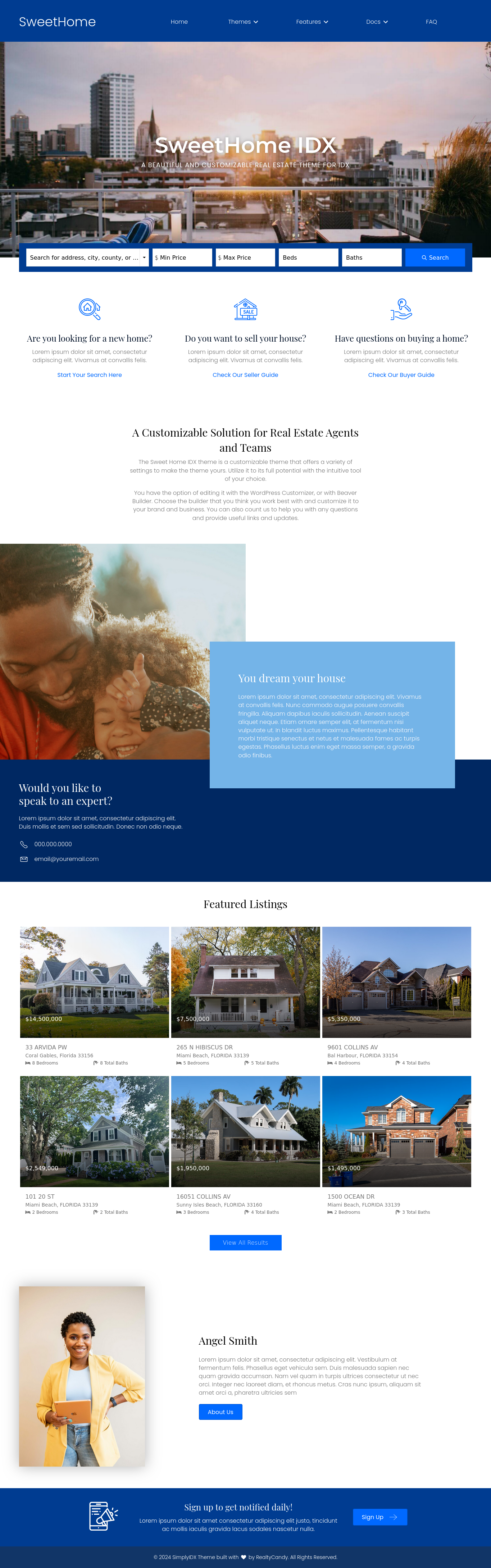 Sweethome – Simplyidx Theme