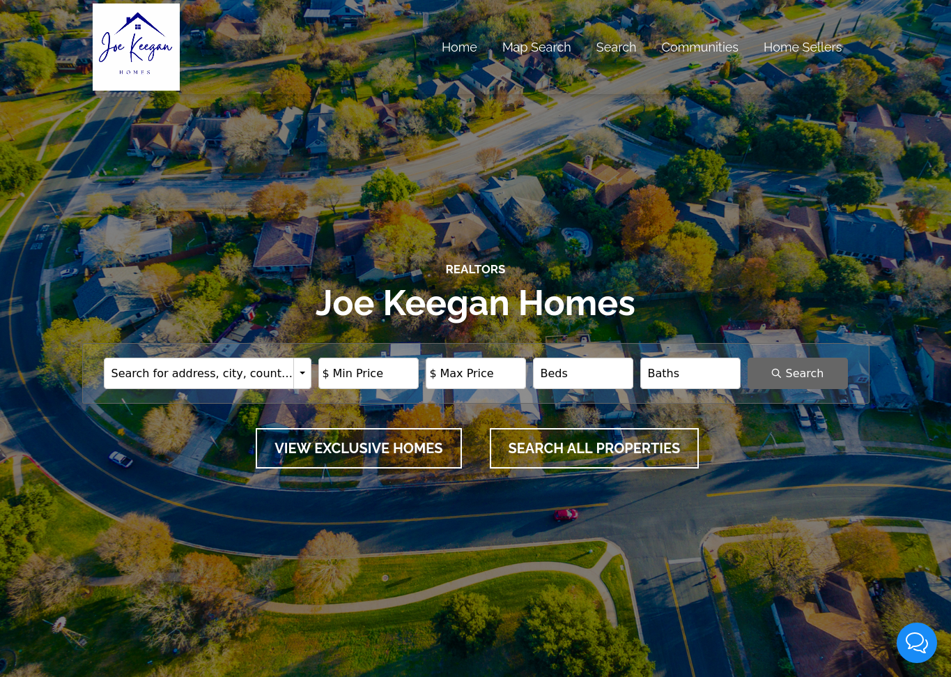 Joe Keegan Homes One Click Website Cancun