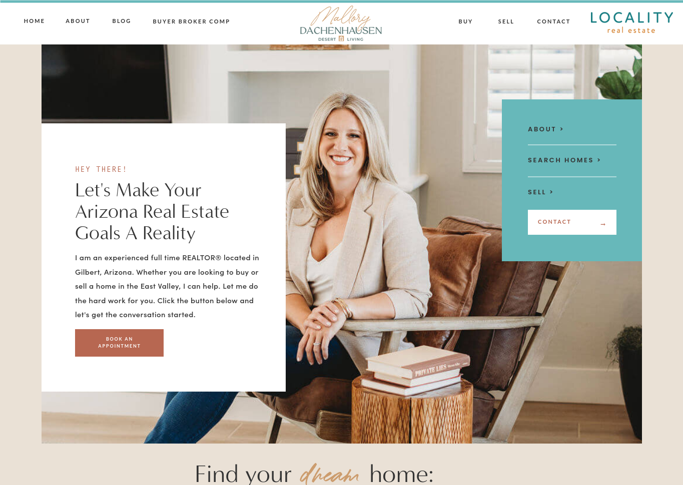 Mallory Dachenhausen Real Estate Showit Portfolio