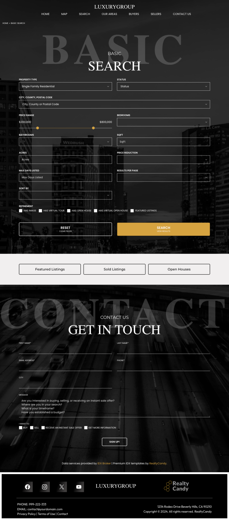 Luxurygroup Basic Search